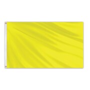 GLOBAL FLAGS UNLIMITED Solid Color Outdoor Nylon Flag 3' x 5' - FM Yellow 204664
